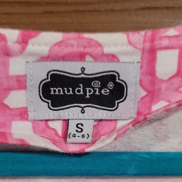 Mud Pie Pink and Cream Lace Mini Dress - Picture 2 of 10